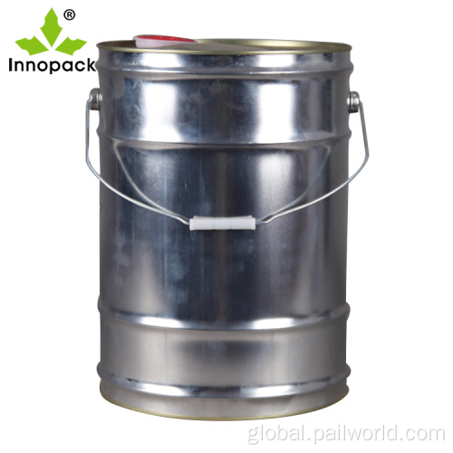 Tin Bucket 20Liter black metal drums barrel with spout Manufactory